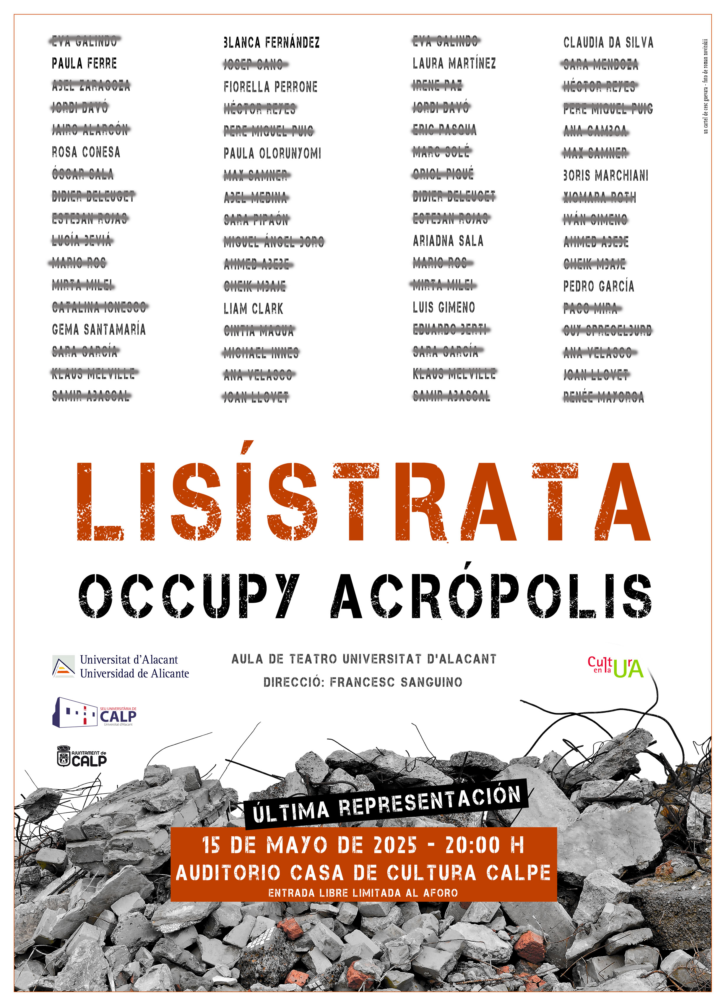 Lisístratra. Occupy Acrópolis