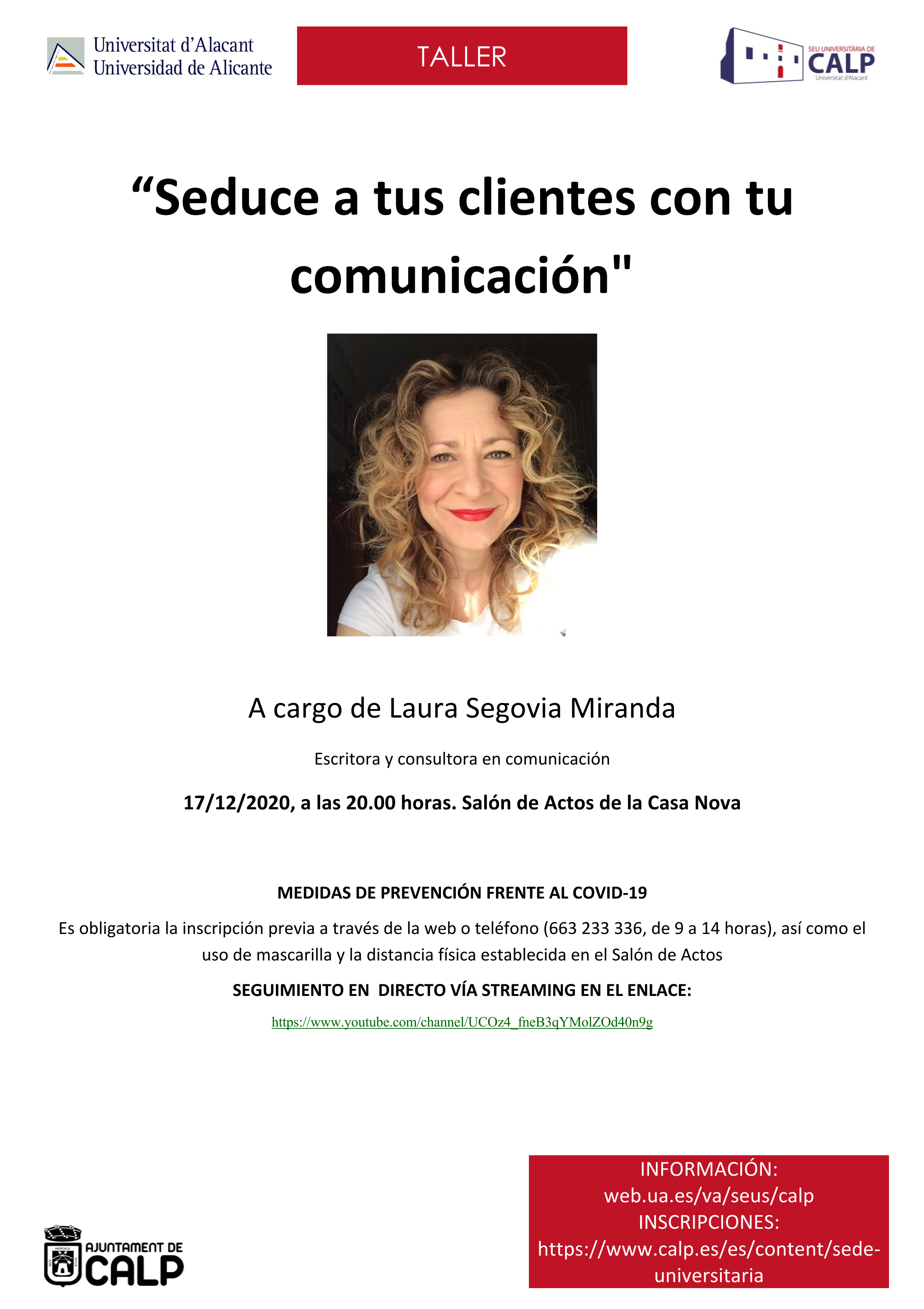 taller seduce a tus clientes con tu comunicación