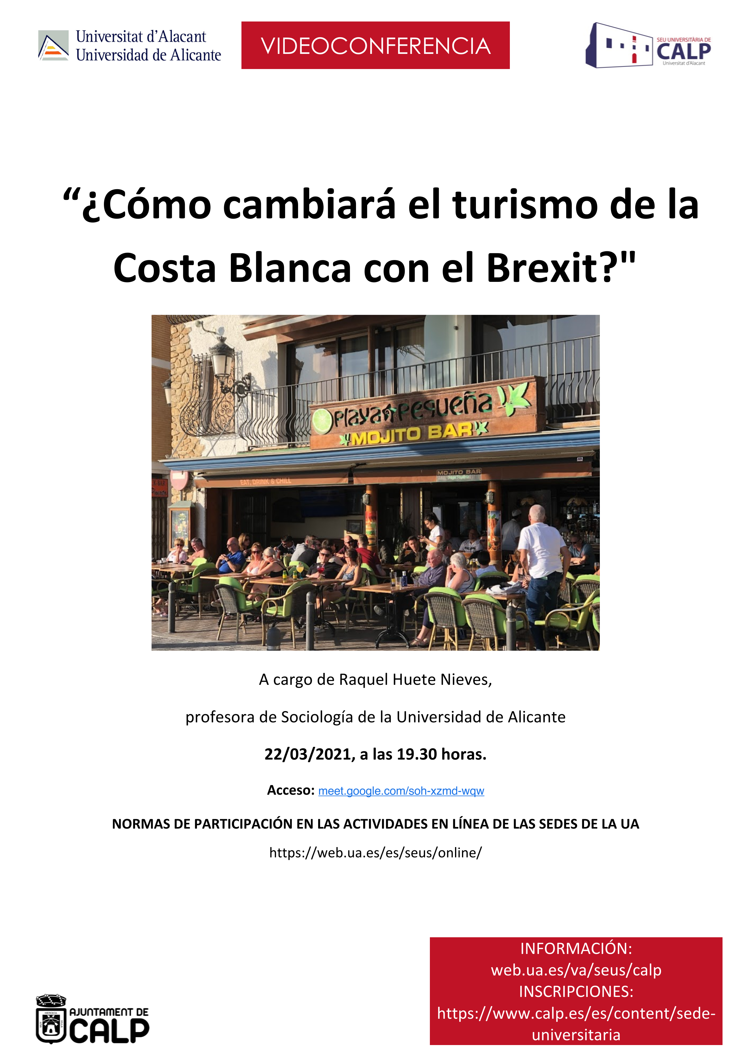 ¿Cómo cambiará el turismo de la Costa Blanca con el Brexit?