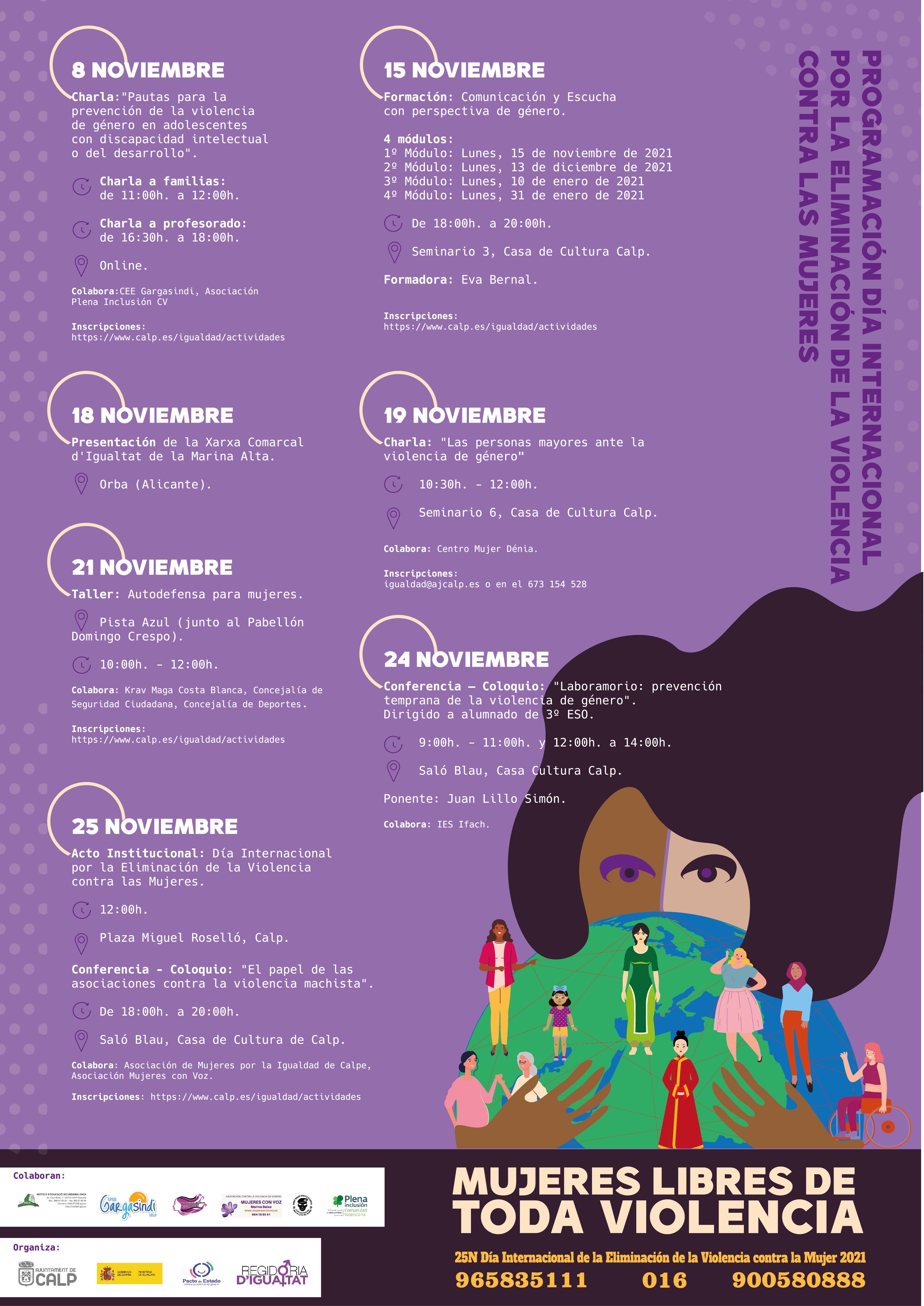 25N Día Internacional por la Eliminación de la Violencia Contra las Mujeres 2021