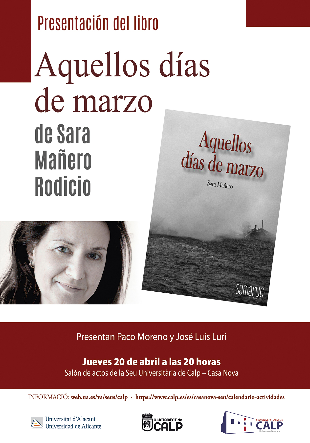 Presentacion Libro Dias marzo Calp