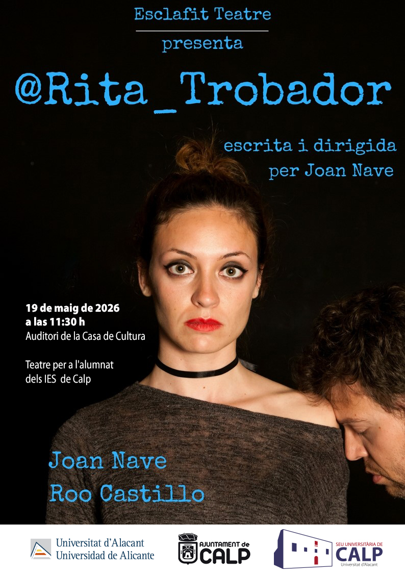 Teatro para el alumado de los IES de Calp. @Rita_Trobador